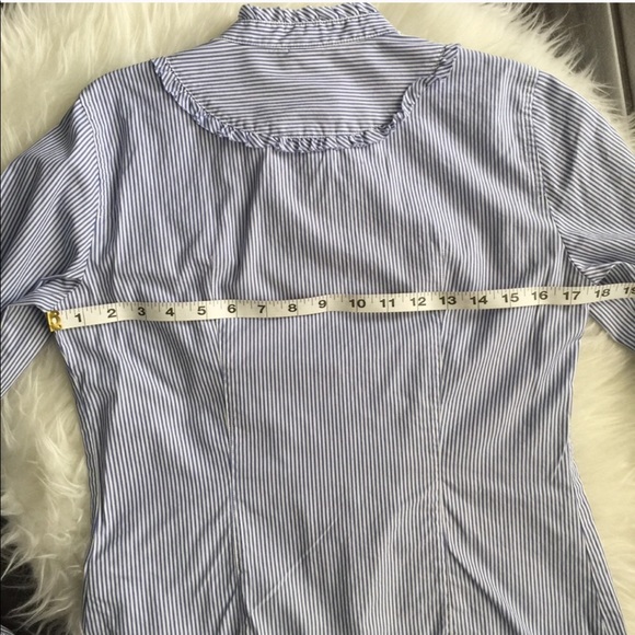 Jcrew ruffle button down blouse - Picture 5 of 5